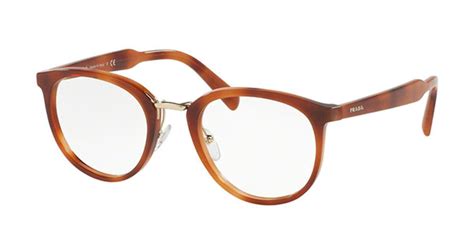 Prada PR 03TV USE1O1 Eyeglasses in Brown